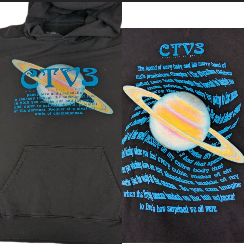 Jaden Smith Ctv3 Cool Tape Vol 3 Black Hoodie Xxl